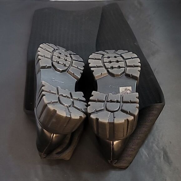 CUCCOO MINIMALIST KNIT DETAIL OVER KNEE BOOTS - Picture 16 of 16